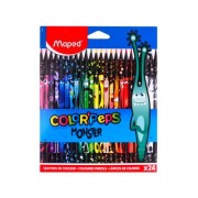 Карандаши цветные MAPED 'COLORPEPS MONSTER', 24 цвета