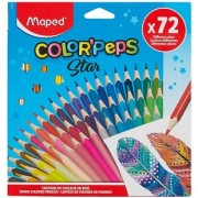 Карандаши цветные MAPED 'COLOR'PEPS STAR', 72 цвета