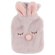 Грелка водяная Мордочка кролика с ушками (иск.мех) (500мл) (12-0863-NSD1806)