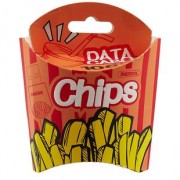 Дата-кабель Картошка фри (2,4А) (1000мм) (Айфон) (12-17510-114i)