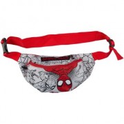 Cумка на пояс Человек-паук Spider-man (текстиль) (25х18)