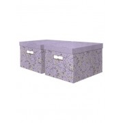 Короб L'Botanica' 20*26*35см, кашированный трехслойный гофро картон. Набор 2 шт.