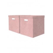 Короб XL 'Pastel Shadow' 32*31*35см, кашированный трехслойный гофро картон. Набор 2 шт.