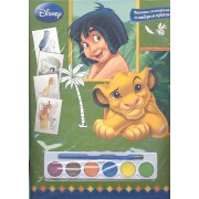 Классика Дисней. Книга с постерами и набором красок