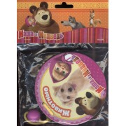 Маша и медведь. Животные. Книги с бусинами погремушками