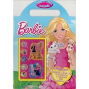 Барби. Возьми меня с собой! Развивающая книжка с наклейками.