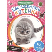 Как воспитать котёнка + 90 наклеек внутри