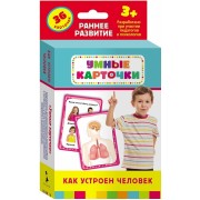 Как устроен человек : настольно-печатная развивающая игра. 36 карточек, для детей старше 3-х лет