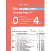 Как развивается ваш ребёнок? Таблицы сенсомоторного развития. От рождения до 4 лет. 5-е издание