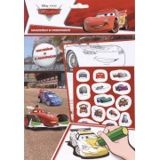 Тачки. Наклейки и раскраски. №1