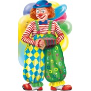 Смешной клоун: книжка-вырубка