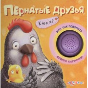 Пернатые друзья: книжка-игрушка на картоне