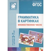 ФГОС Грамматика в картинках. Множественное число. Наглядное пособие с методическими рекомендациями.