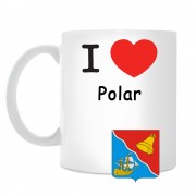 Кружка I love Полярный