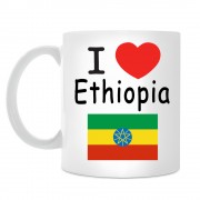 Кружка I love Ethiopia (Я люблю Эфиопию)