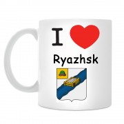 Кружка I love Ряжск