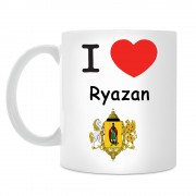 Кружка I love Рязань