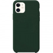 Силиконовый чехол Apple iPhone 11 Темно зелёный
