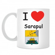 Кружка I love Сарапул