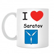 Кружка I love Саратов