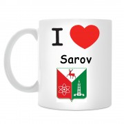 Кружка I love Саров