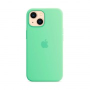 Силиконовый чехол iPhone 14 Pro Серо - зеленый