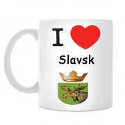 Кружка I love Славск