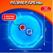 Набор волчков ULTRA SPIN MAX, 2 волчка, 2 устройства для запуска, арена, цвет МИКС