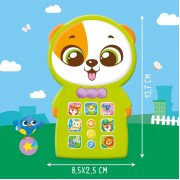 Музыкальный телефончик «Весёлый щенок», звук, свет