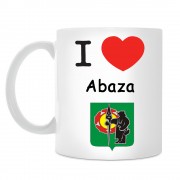 Кружка I love Абаза