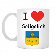 Кружка I love Солигалич