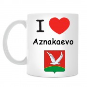 Кружка I love Азнакаево