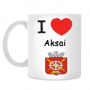 Кружка I love Аксай