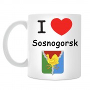 Кружка I love Сосногорск