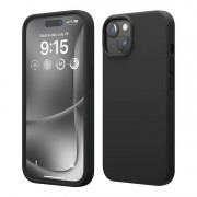 Силиконовый чехол iPhone 14 Plus Чёрный