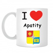 Кружка I love Апатиты