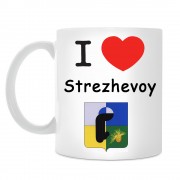 Кружка I love Стрежевой