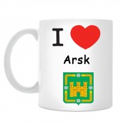 Кружка I love Арск