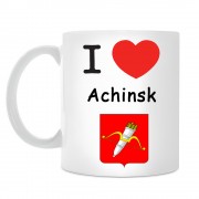 Кружка I love Ачинск
