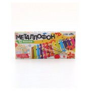 Металлофон, 12 тонов + карточки с песнями