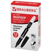 Маркер для доски 4.0 мм, BRAUBERG, чёрный