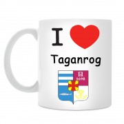 Кружка I love Таганрог