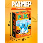 Конструктор блочный «PIXI. Слоник», животные, мини блоки, 129 деталей