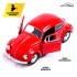 Машина металлическая VOLKSWAGEN BEETLE 1967, 1:32, открываются двери, инерция, цвет красный Машина металлическая VOLKSWAGEN BEETLE 1967, 1:32, открываются двери, инерция, цвет красный