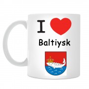 Кружка I love Балтийск