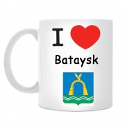 Кружка I love Батайск