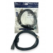 Удлинитель кабеля USB 2.0 Type-A/USB 2.0 Type-B, 3 м, черный