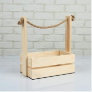 Набор кашпо деревянных 3 в 1 (30.5×18.5×35; 25.5×15×30; 20×12×23)