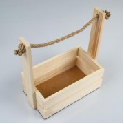 Набор кашпо деревянных 3 в 1 (30.5×18.5×35; 25.5×15×30; 20×12×23)