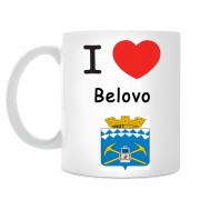Кружка I love Белово